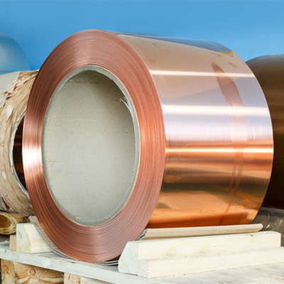 99.9% Pure Copper Strip C1100 C1200 C1020 Bronze Decorative Earthing Copper Coil Wire Foil Roll Price